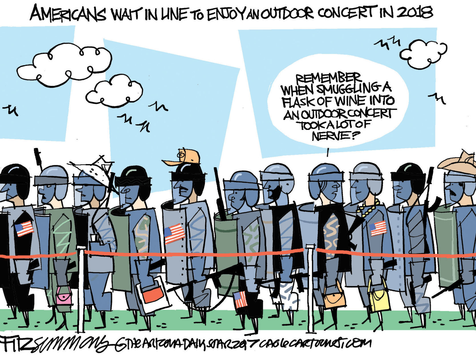 Daily Fitz Cartoon: Concert